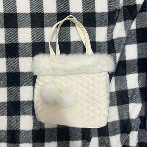 SOLD  Y2K fuzzy handbag